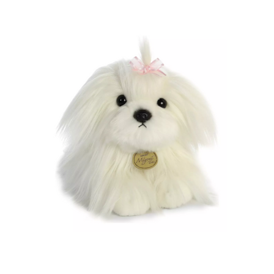 Peluche Perrito Maltés Aurora Miyoni