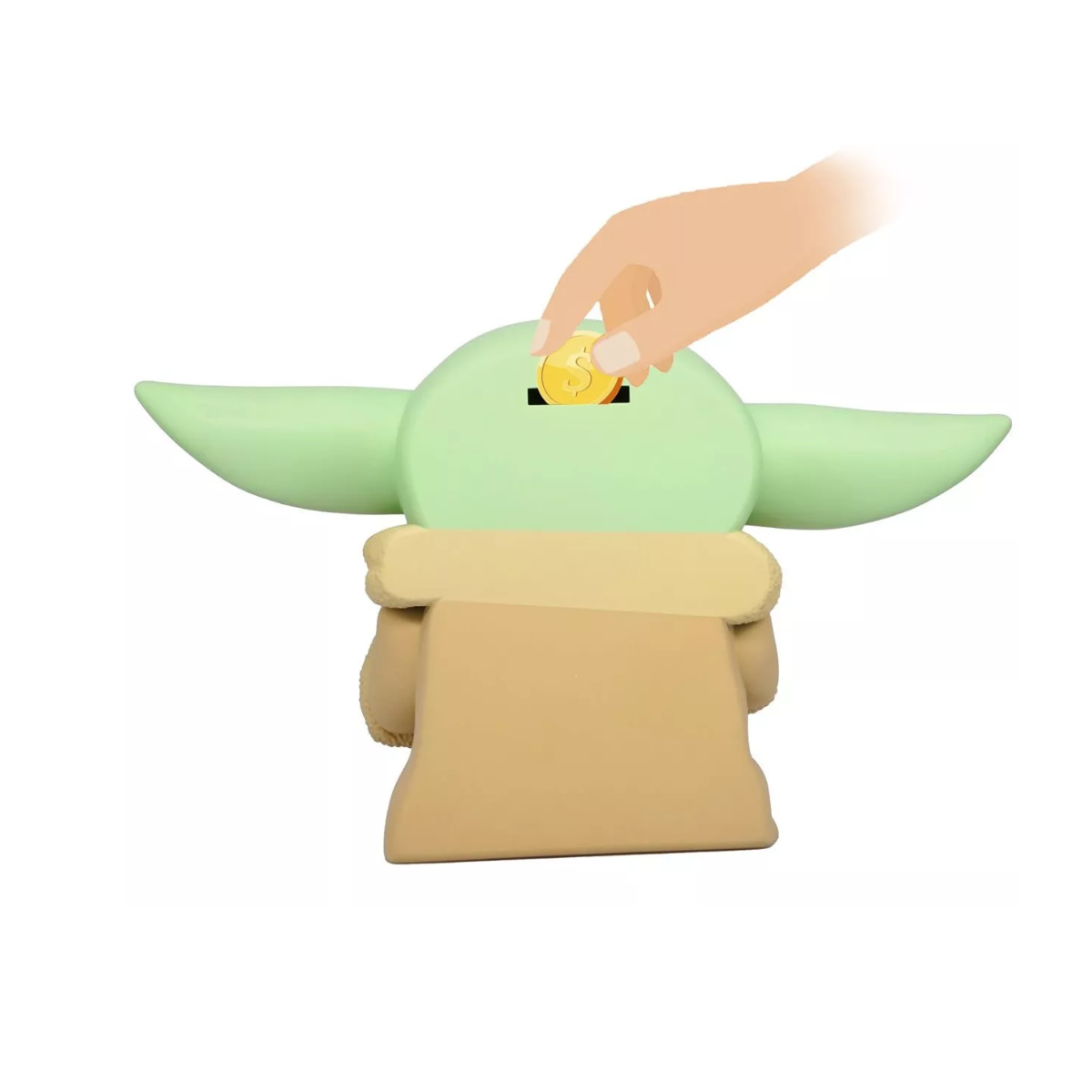 Alcancia Baby Yoda ( Yoda Bebe ) Grogu The Child With Cup