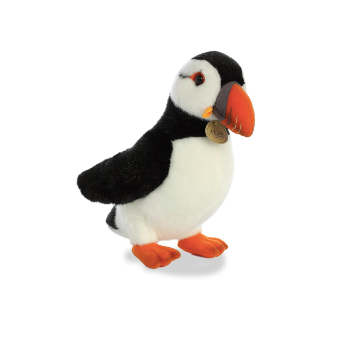 Aurora Adorable Miyoni Puffin Animal Relleno - Detalles Real