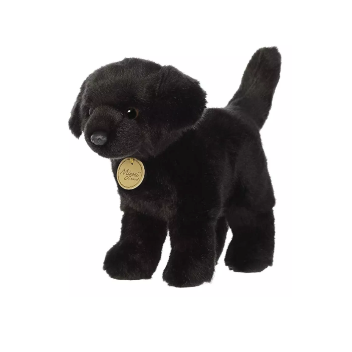 Peluche Aurora. Línea Miyoni. Labrador Negro