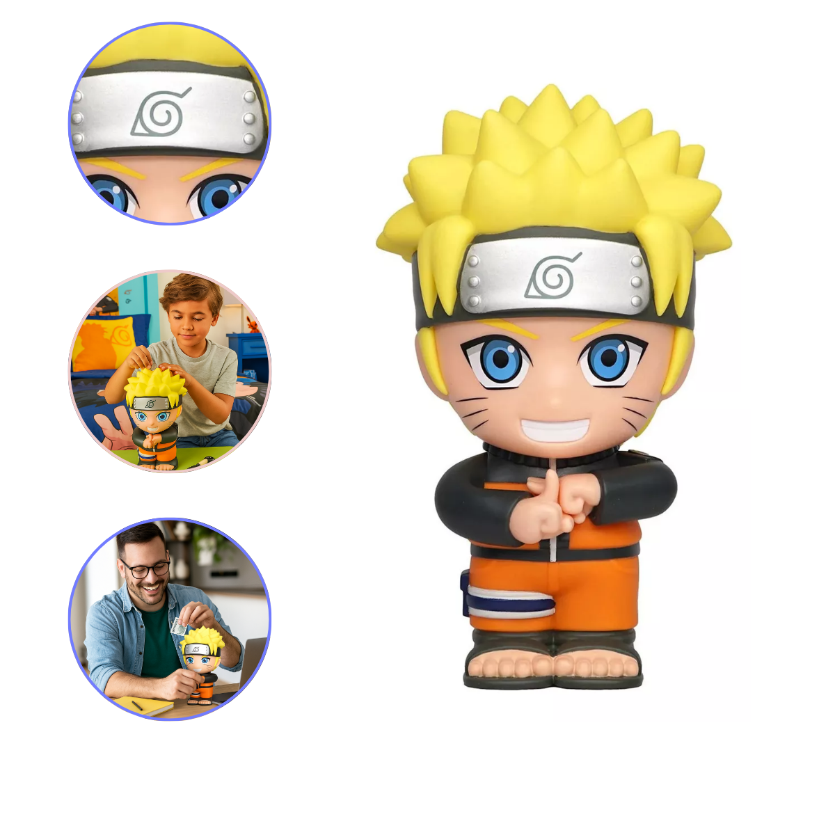 Alcancia Naruto Chibi Original Monogram
