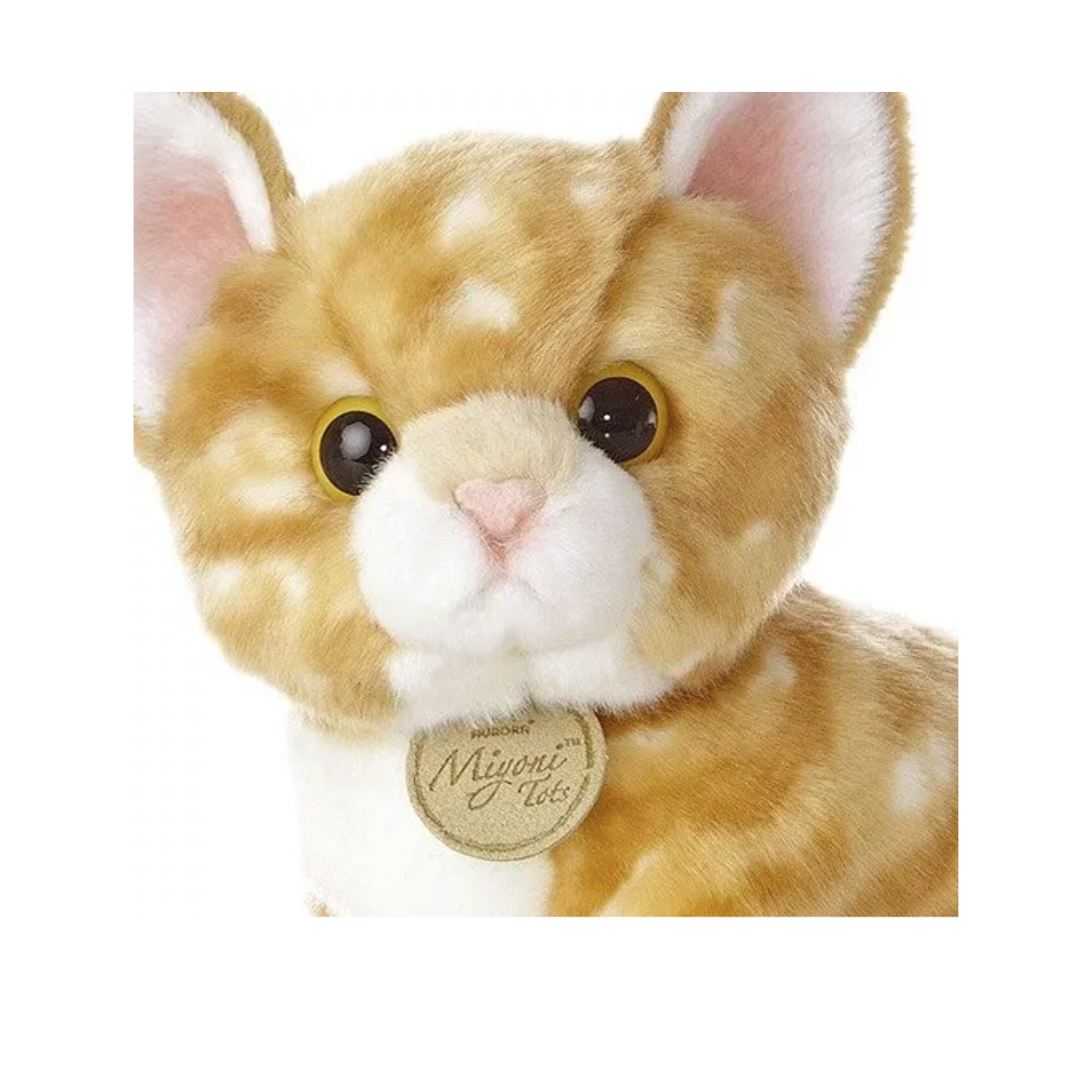 Peluche Aurora Gato Naranja Rayado Miyoni