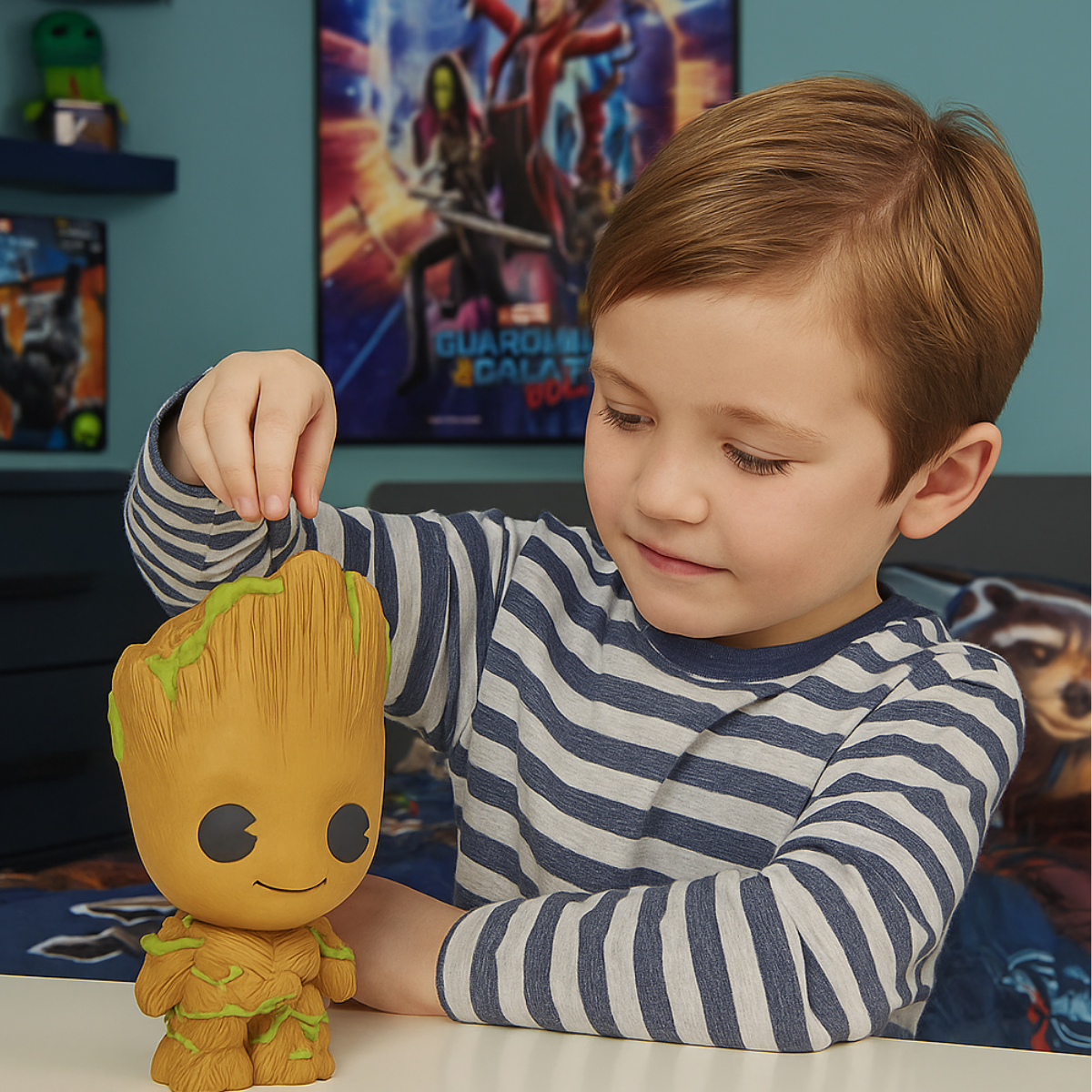 Guardianes De La Galaxia Baby Groot Alcancía Monogram