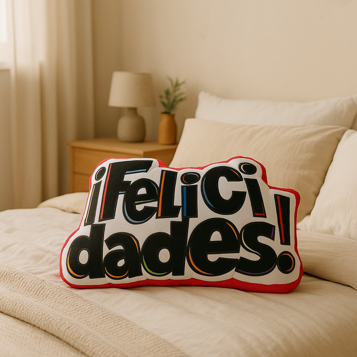 Cojines Decoración - Felicidades