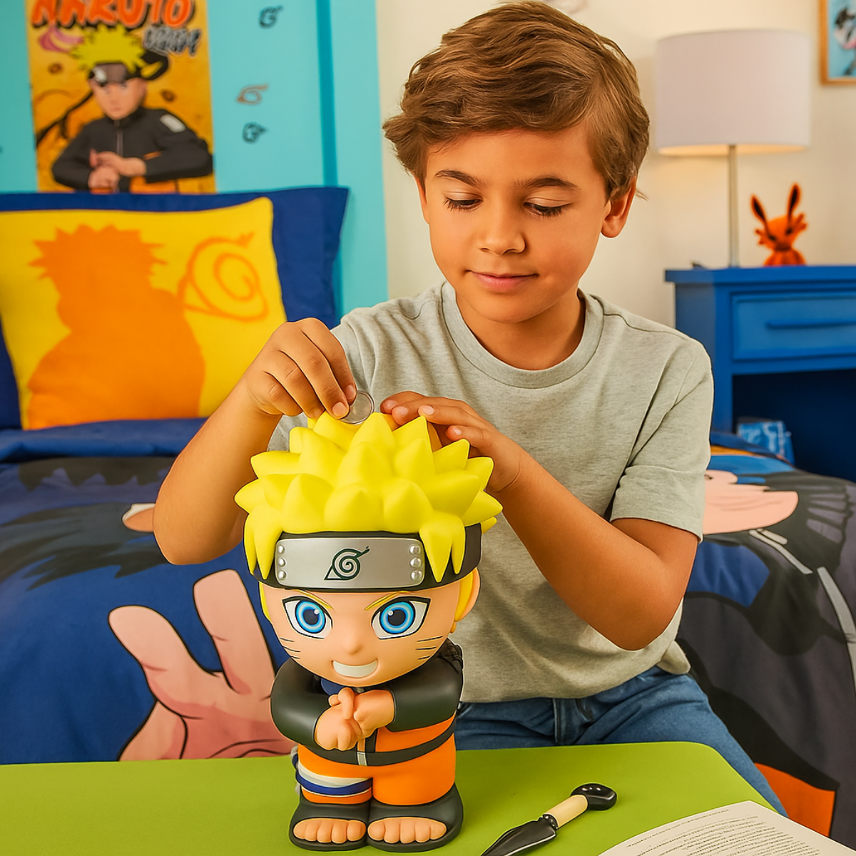 Alcancia Naruto Chibi Original Monogram
