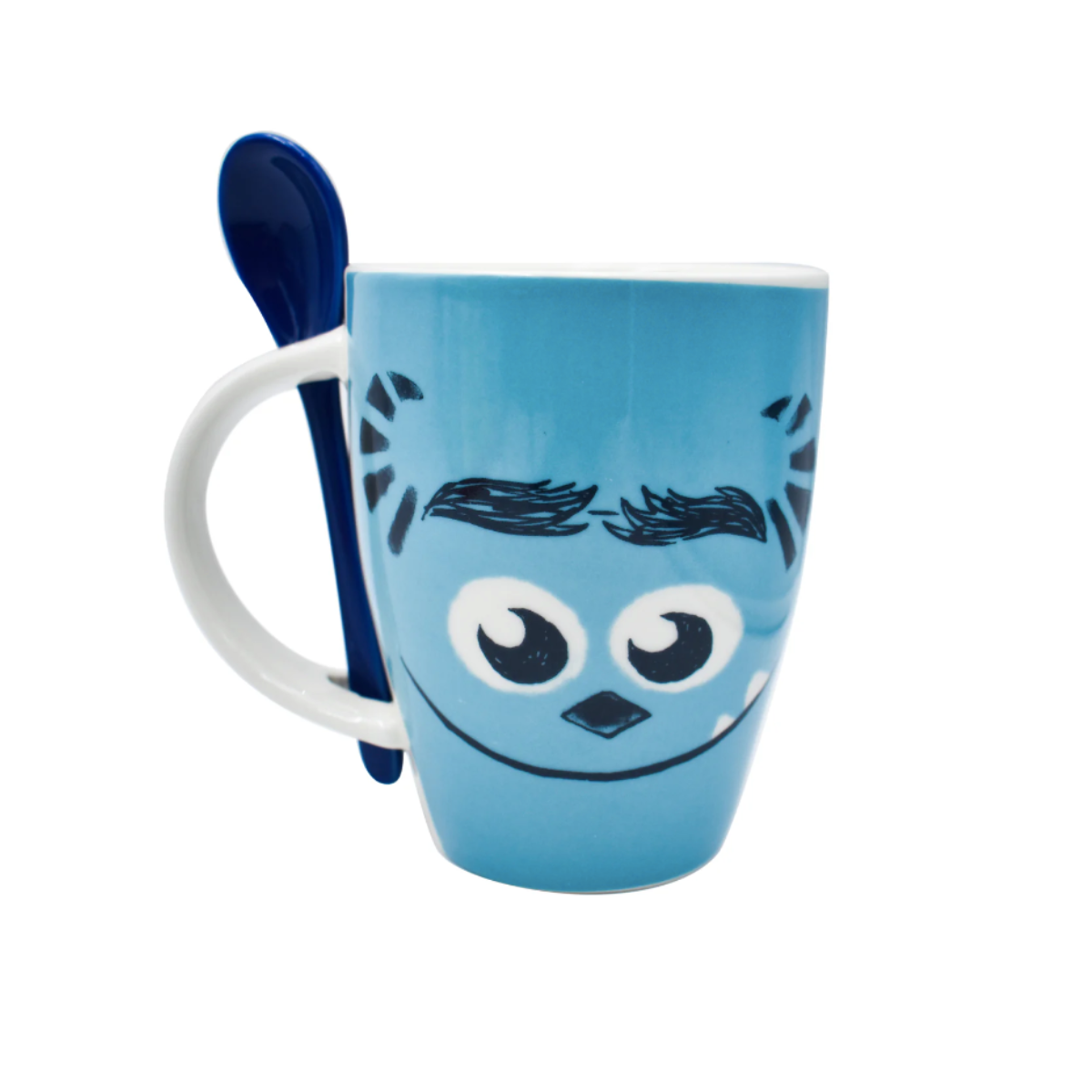Set Juego Tazas Disney Pixar Monster Inc Mike Wazowski & Sulley Cerámica 310ml 2pzas