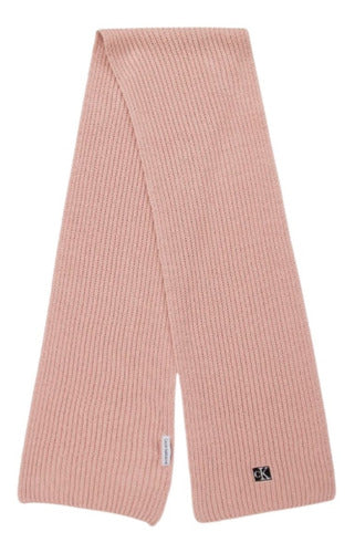 Calvin Klein Bufanda Color Rosa Punto