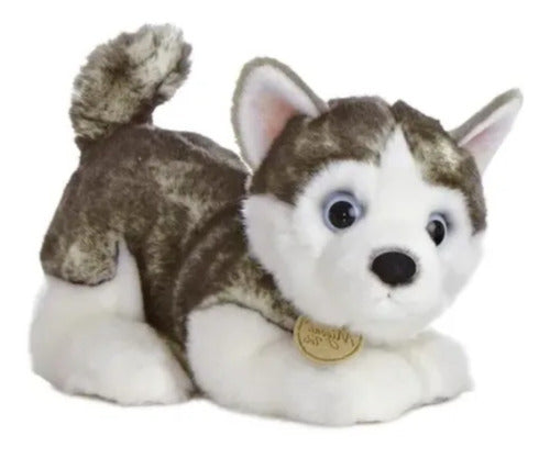 Peluche Aurora Miyoni. Perro Husky Siberiano Cachorro 25cm