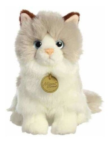 Peluche Aurora. Línea Miyoni. Gato De Angora