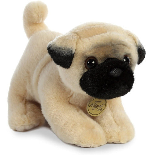 Peluche Aurora, Línea Miyoni, Perro Perrito Pug Baby