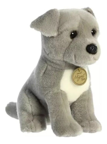Peluches Aurora. Miyoni. Perrito Pit Bull