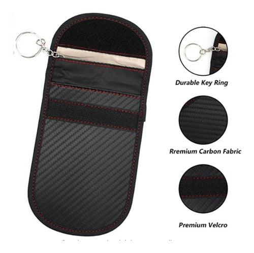 Faraday 2 Protectores Antirrobo Para Llaves De Coche