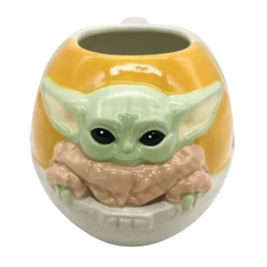 Taza Baby Yoda 3d Cerámica