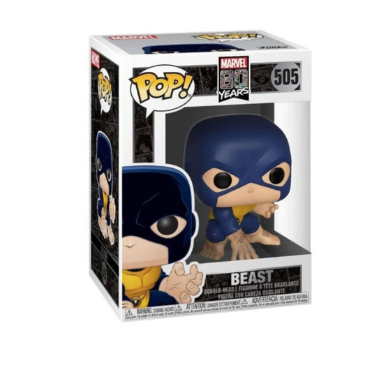 Beast 505 Marvel 80 Años Funko Pop Original