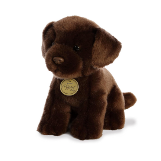 Peluche Aurora Miyoni Perro Labrador Chocolate