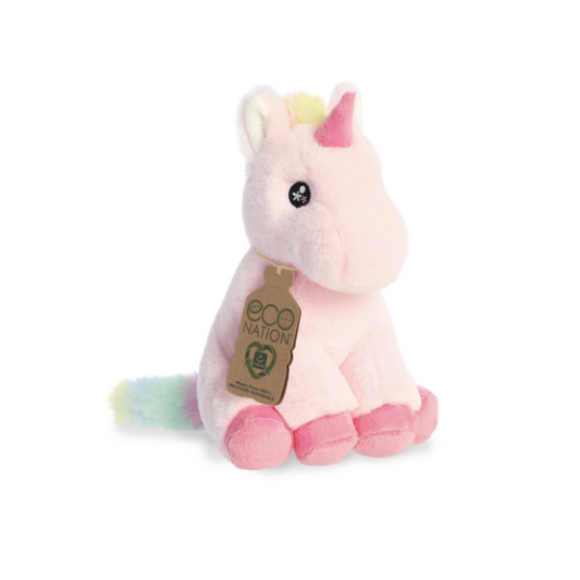 Peluche Unicornio Aurora Eco Nation Sustentable