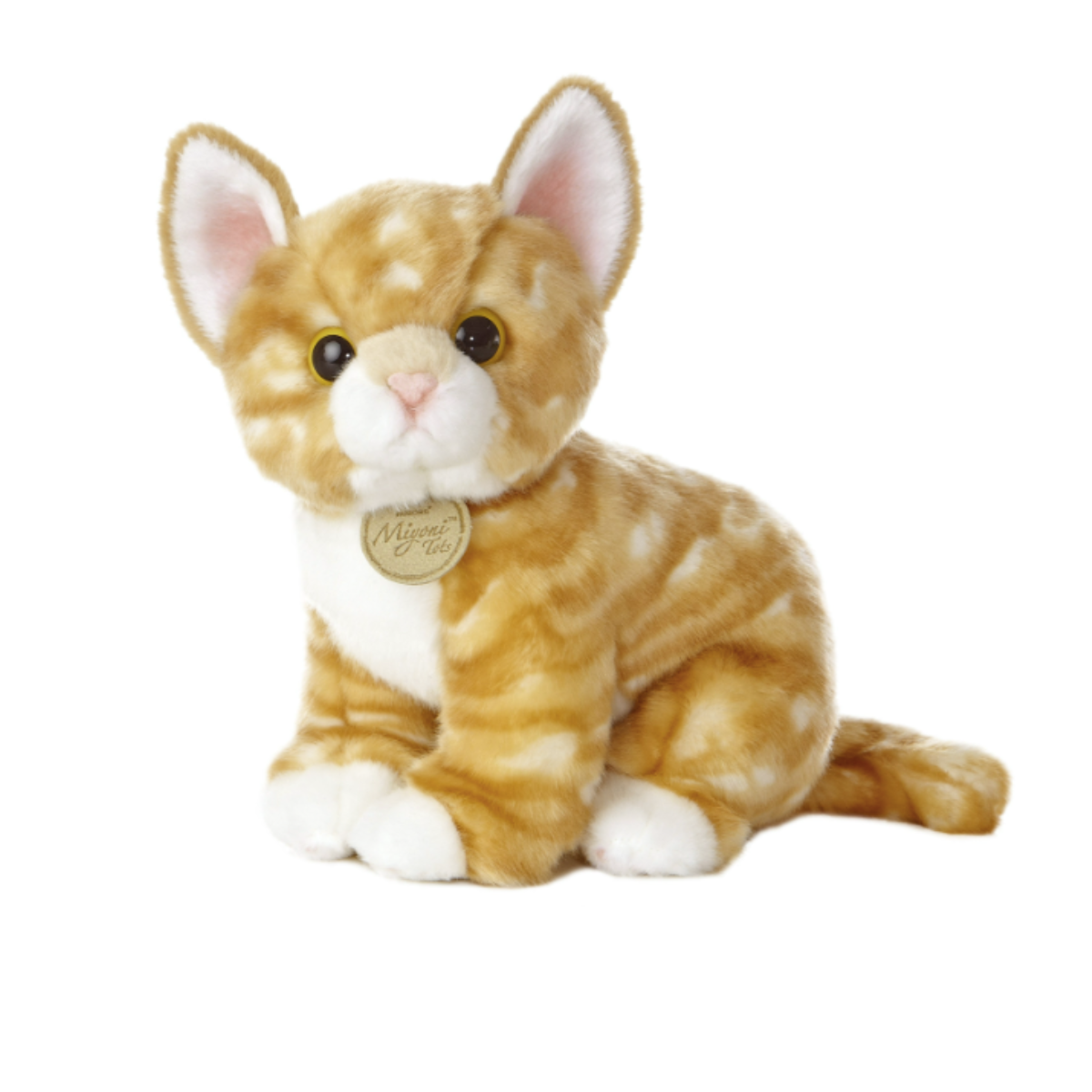 Peluche Gatito Atigrado Naranja Miyoni Aurora 23cm