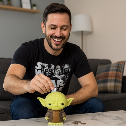 Alcancia Yoda Star Wars Monogram Premium