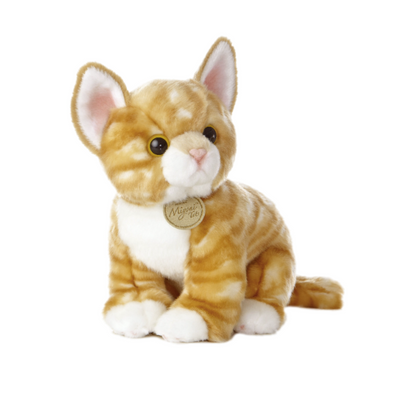 Peluche Gatito Atigrado Naranja Miyoni Aurora 23cm