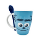 Set Juego Tazas Disney Pixar Monster Inc Mike Wazowski & Sulley Cerámica 310ml 2pzas