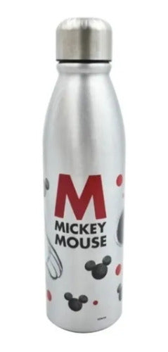 Termo Botella De Aluminio Mickye Mouse 600ml