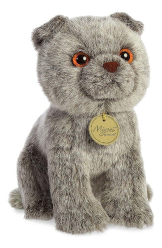 Peluche Gato Fold Escocés De Peluche Miyoni Aurora