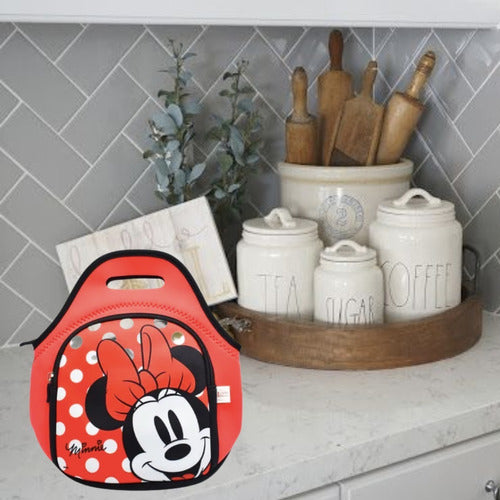 Lonchera Termica Minnie Mouse Bolsa Almuerzo Infantil/dama