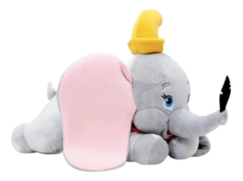 Peluche Dumbo Con Pluma Disney Store Premium