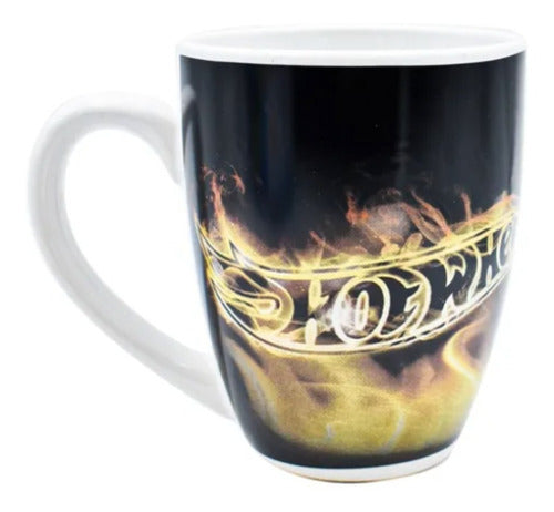 Taza Para Café Hot Wheels Cerámica 500ml